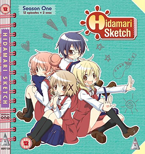Blu-ray cover featuring four anime girls with school uniforms and bags.
