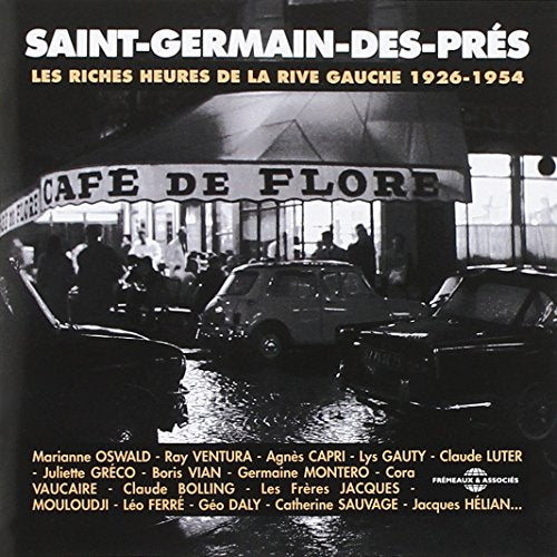 CD cover for “St. Germain Des Pres 1926-1954” featuring Cafe de Flore.