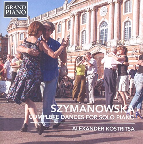 CD cover: couples dancing outdoors in front of a classical building.