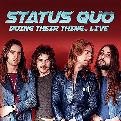 Status Quo album cover featuring four long-haired musicians.