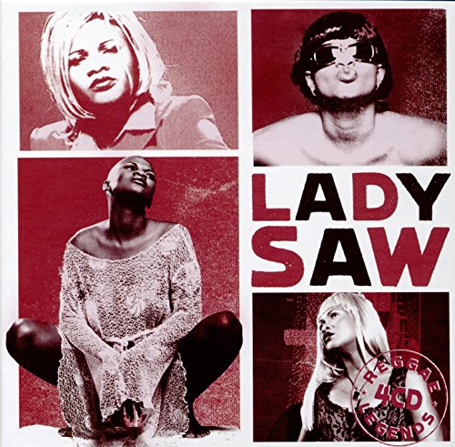 CD cover with a collage of four photos of Lady Saw in different poses.