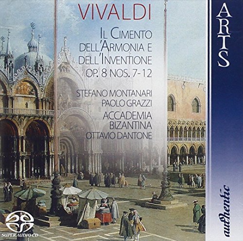 CD cover: Vivaldi's "Il Cimento dell'Armonia" with St. Mark's Square image.