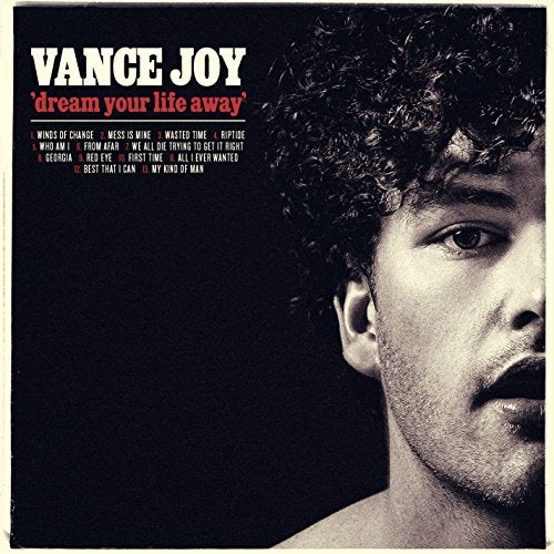 Vance Joy album cover: a portrait of a man with curly hair.