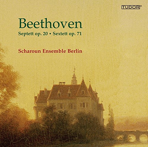 CD cover featuring a castle landscape and text: Beethoven, Scharoun Ensemble.