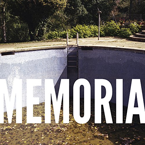 CD cover for “Memoria” featuring an empty swimming pool and large text.