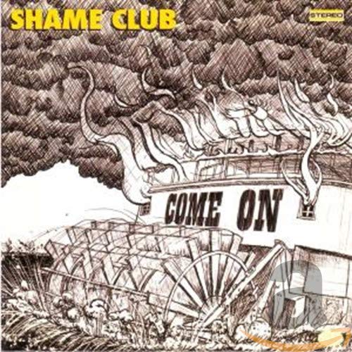 CD cover: sketched flames engulf a building and wagon wheel scene.