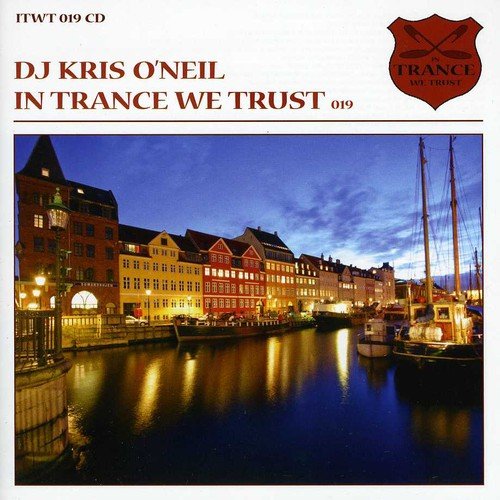 "CD cover with marina scene at dusk, red text, and logo."