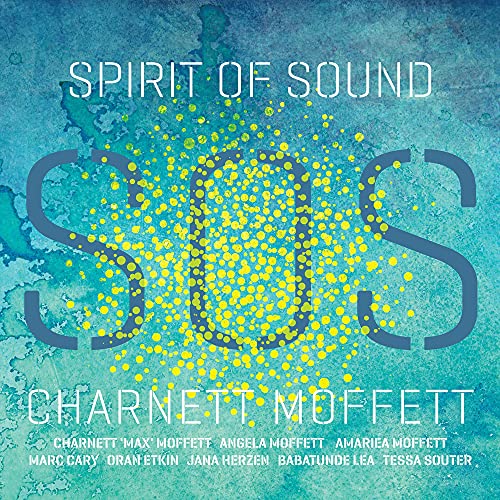 CD cover for "Spirit of Sound" by Charnett Moffett, abstract design.