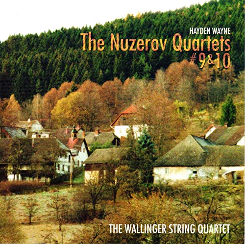 CD cover with a landscape of a village and autumn trees.