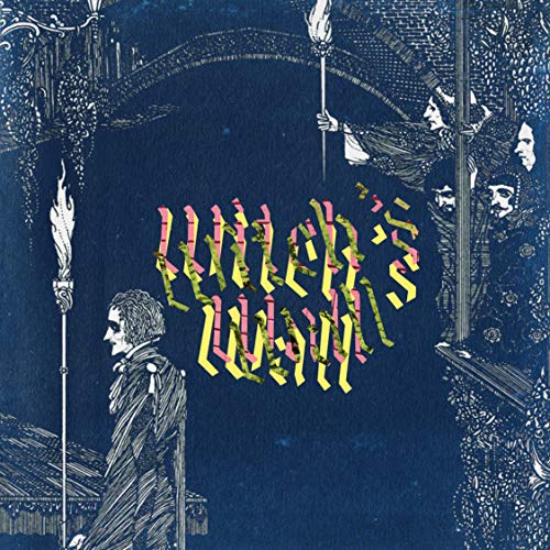 Dark blue album cover with "Witch's Wall" in pink and yellow text, surrounded by illustrations.
