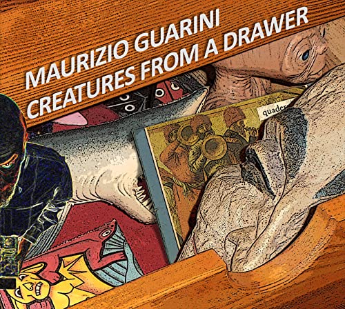 CD cover with illustrated figures emerging from stacked books and papers.