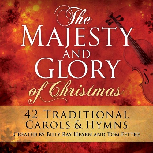 CD cover for “The Majesty and Glory of Christmas” with violin.
