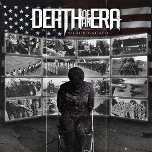 CD cover: monochrome collage with figure, military imagery, and American flag.