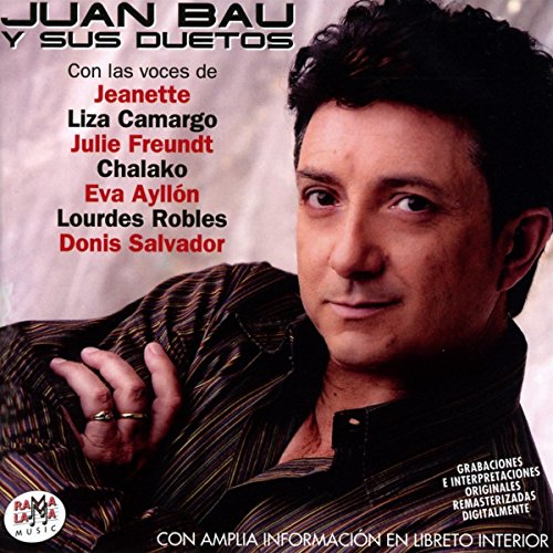 CD cover featuring portrait of Juan Bau and list of collaborating artists.