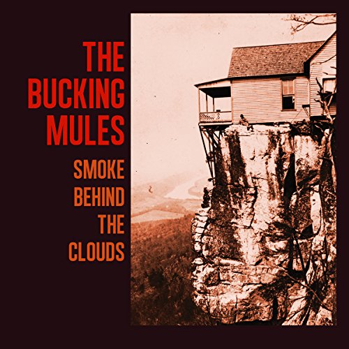 Vinyl album cover with a house on a cliff, sepia-toned image, red and orange text.