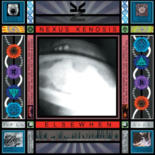 CD cover for “Elsewhen” featuring a central eye and geometric borders.