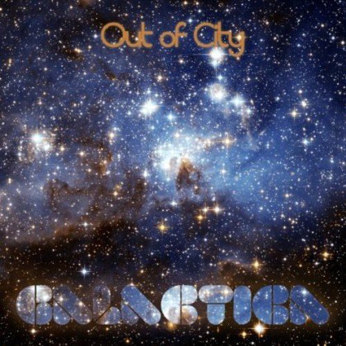 CD cover for “Galactica” by Out Of City, featuring a nebula image.