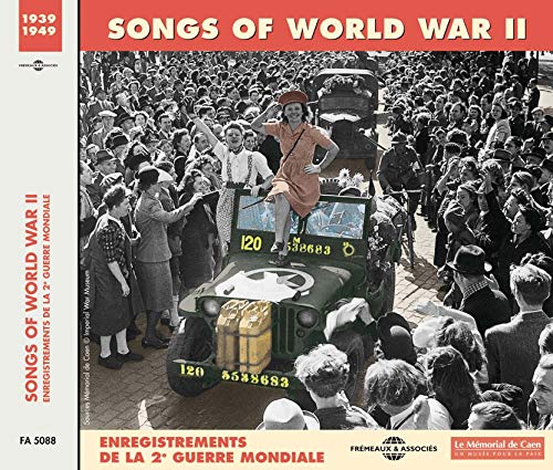 CD cover: celebrating soldiers in a jeep, surrounded by a cheering crowd.