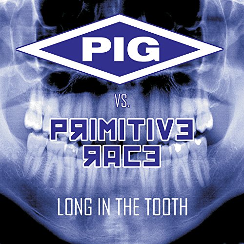 "CD cover with x-ray image of teeth and 'PIG vs. Primitive Race' text."