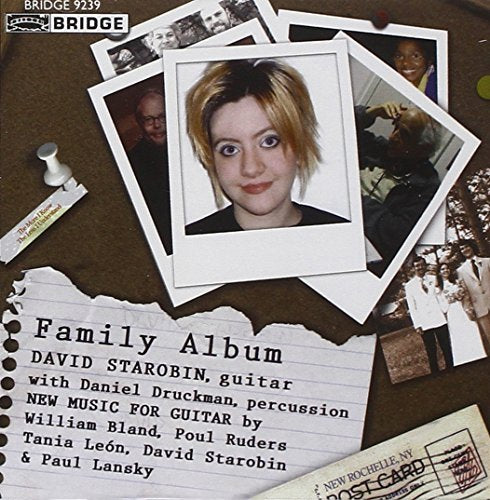A CD cover featuring Polaroid photos on a corkboard with torn paper notes.