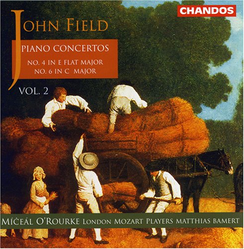 CD cover featuring a painting of men loading hay, with text overlay.