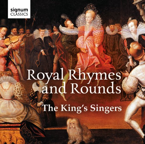 CD cover for "Royal Rhymes & Rounds" by The King's Singers, Renaissance art.