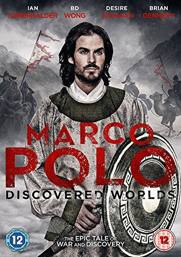 DVD cover art featuring a man in historical attire holding a shield with warriors.