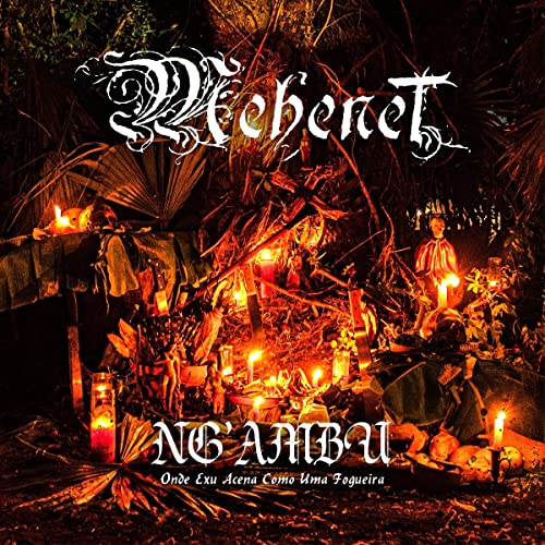 CD cover for Mehenet - Ng’Ambu, featuring a ritual scene with candles.