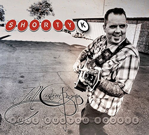 Black and white album cover featuring Shorty Kreutz with a guitar.