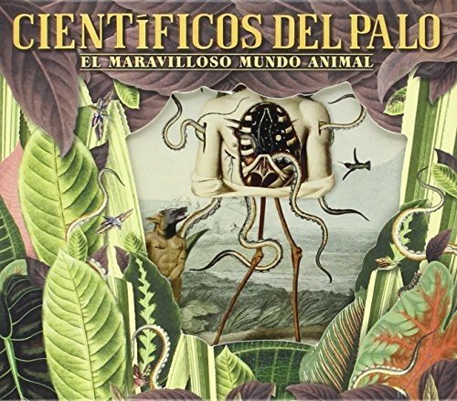 CD cover: surreal illustration of animals in a lush, green landscape.