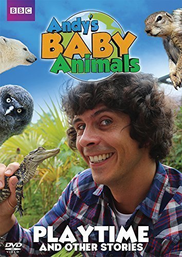 DVD cover featuring a man holding a crocodile, surrounded by various baby animals.