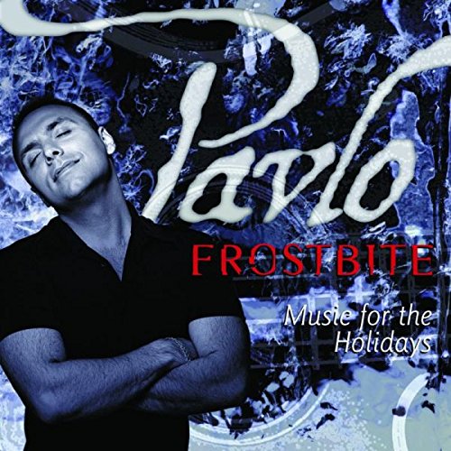 "Album cover with man in black shirt, blue-toned background, and stylized artist name 'Pavlo'."