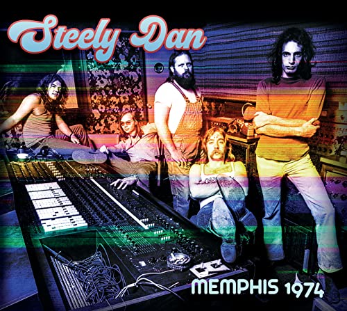 Steely Dan album cover: band members in a 1974 recording studio.