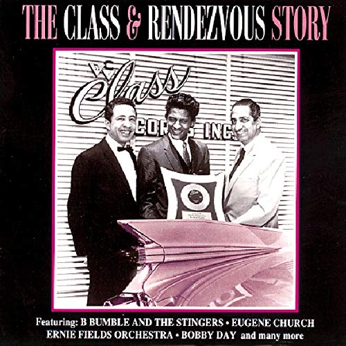 CD cover: three men in suits with a classic car hood.