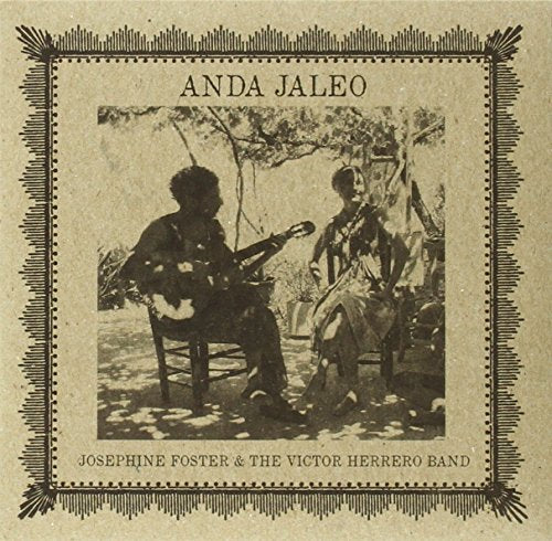 Sepia-toned CD cover with two musicians playing stringed instruments.