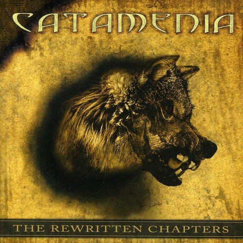 CD cover for Catamenia’s “Rewritten Chapters” featuring a wolf’s head.
