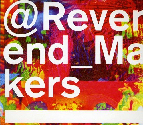 The image is a colorful album cover with the title "@Rever end_Ma kers" in large white text. Alt text: Colorful album cover with "@Rever end_Ma kers" text overlay.