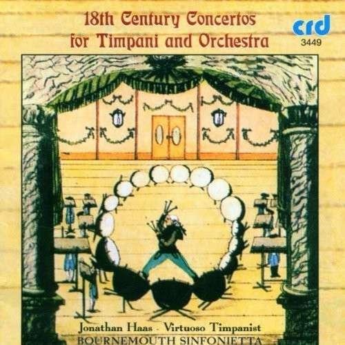 CD cover art featuring a timpanist surrounded by timpani in an ornate 18th-century hall.