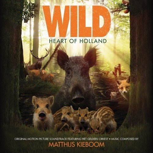 "CD cover featuring a forest scene with a boar and various wildlife."
