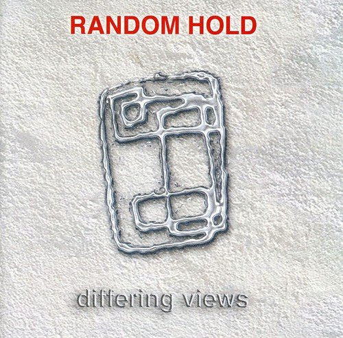 CD cover for “Random Hold - Differing Views” with abstract silver design.