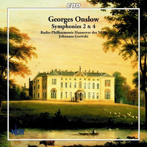 "CD cover featuring a large estate with a serene lake and trees."