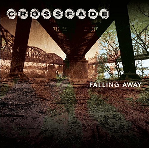 CD cover for Crossfade’s “Falling Away” featuring a bridge and foliage.