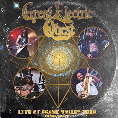 Vinyl album cover for Great Electric Quest - Live At Freak Valley 2019.