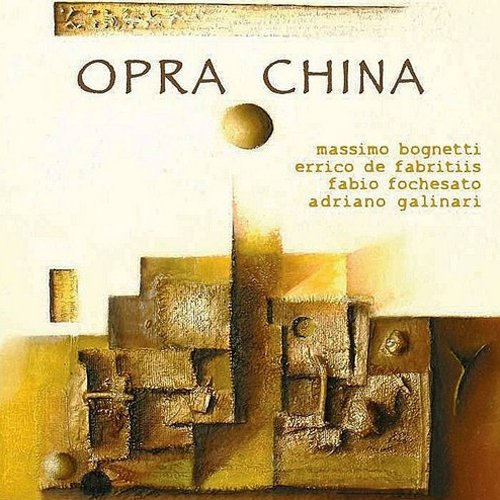"Album cover with abstract 3D art and 'OPRA CHINA' title in brown font."