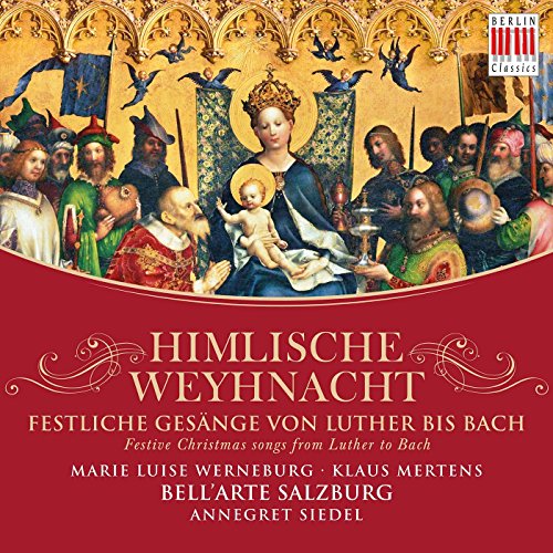 "Album cover featuring a Renaissance painting of the Virgin Mary with baby Jesus."
