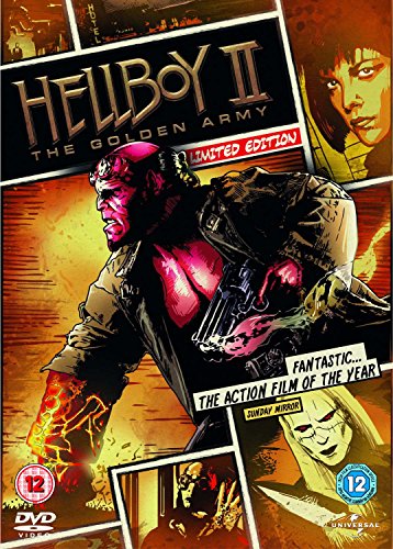 Hellboy II DVD cover featuring the red demon character and supporting cast.