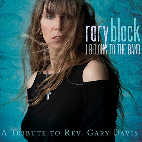 CD album cover featuring Rory Block against a blue background.