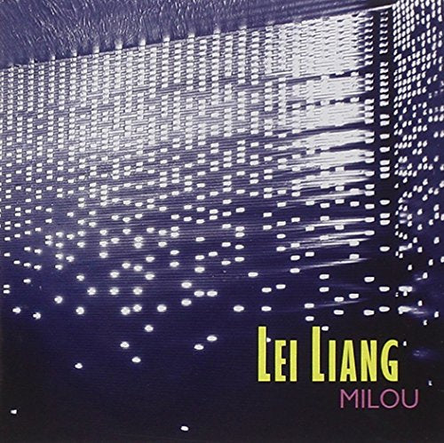 A CD cover with a dark background and white dots, featuring yellow and pink text.