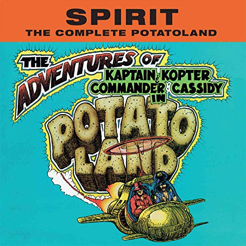 "CD box set with discs, booklets, and inserts, featuring 'Spirit - Potatoland' artwork."