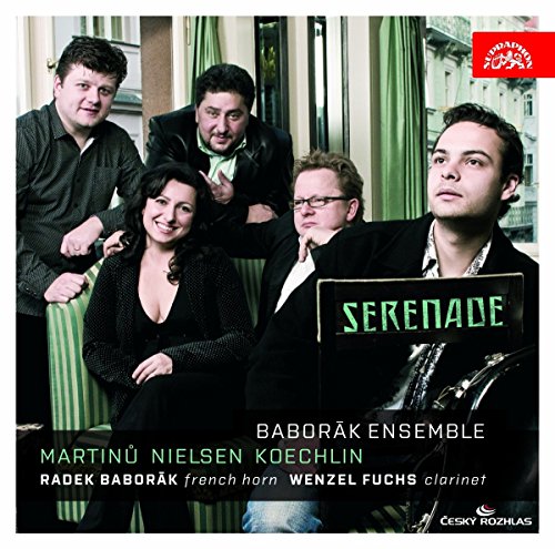 "CD cover featuring a group of five musicians in formal attire."